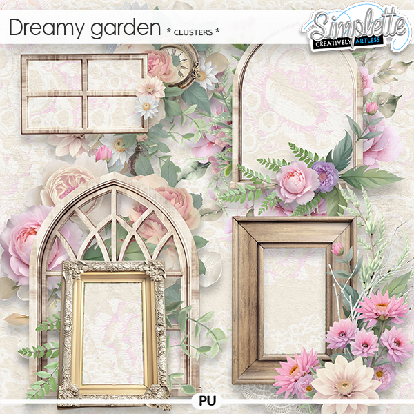 Dreamy Garden (clusters) by Simplette