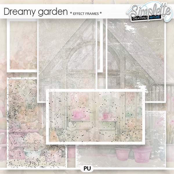 Dreamy Garden (effect frames) by Simplette