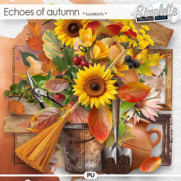 Echoes of Autumn (elements) by Simplette