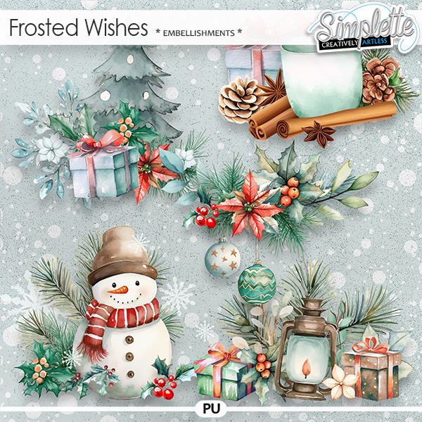 Frosted Wishes (embellishments) by Simplette