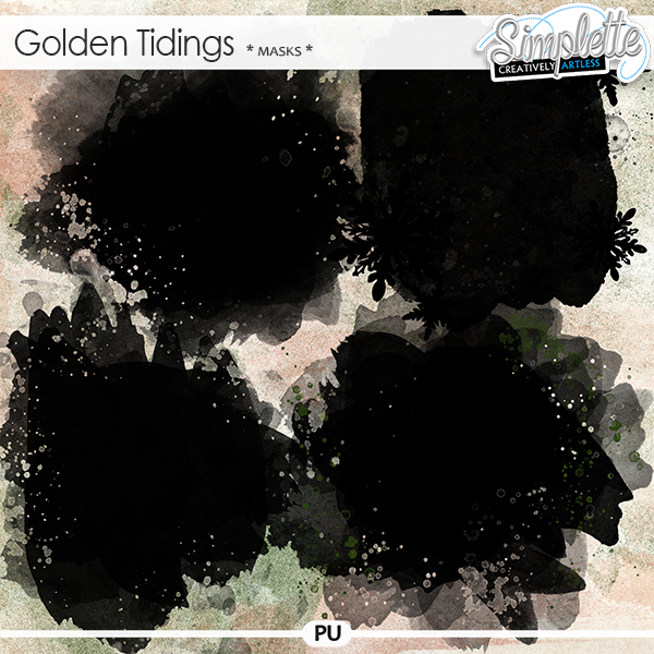 Golden Tidings (masks) by Simplette