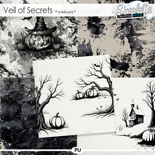 Veil of Secrets (overlays) by Simplette