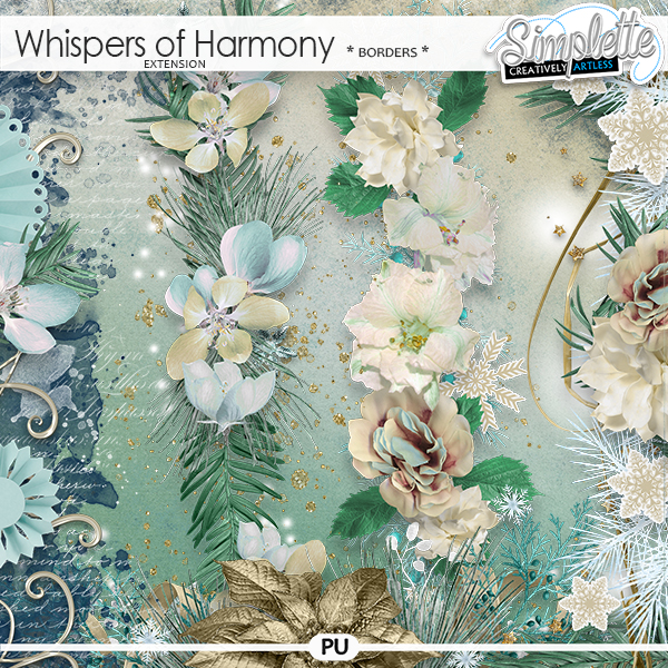 Whispers of Harmony (borders) by Simplette