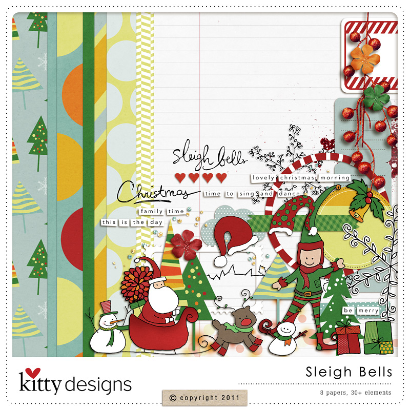 Sleigh Bells by Kitty Designs