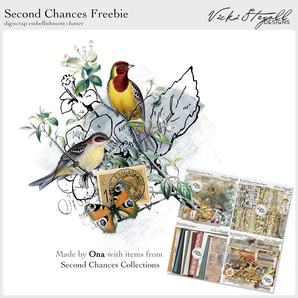 Second Chances Freebie for Vicki Stegall Designs