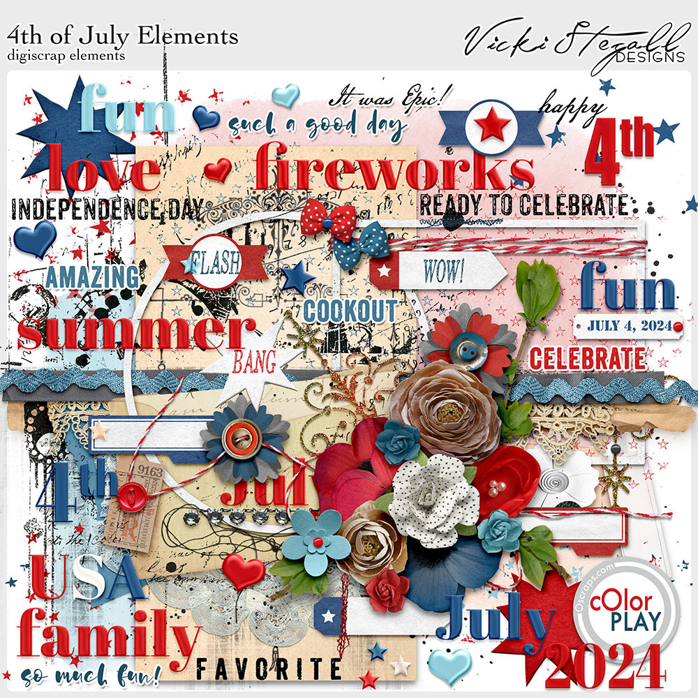 4th of July elements