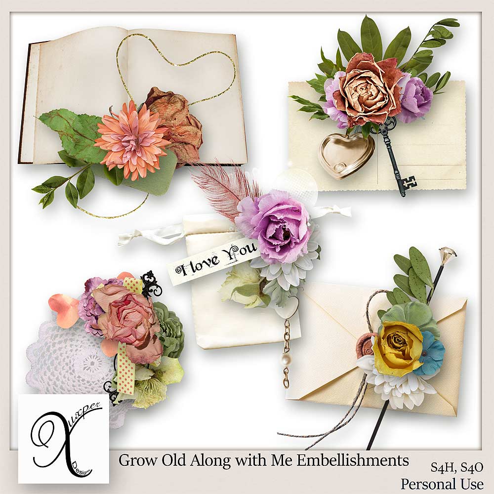 Grow Old Along With Me Embellishments