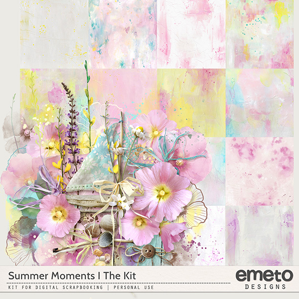 Summer Moments - Kit (Elements and Papers)