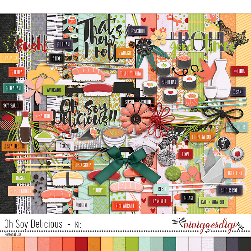 Oh Soy Delicious Kit by ninigoesdigi