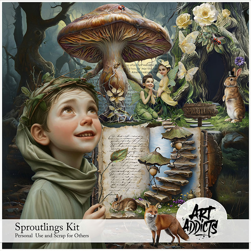 Sproutlings Digital Art Kit