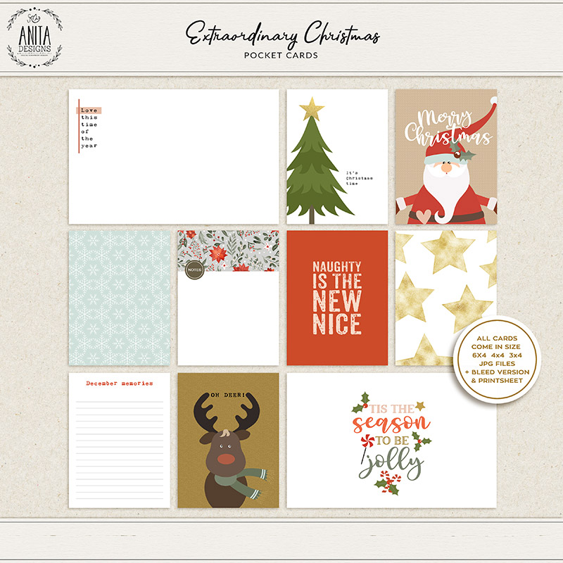 Extraordinary Christmas | Pocket cards