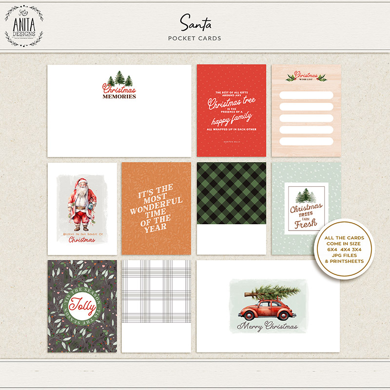 Santa | Pocket cards