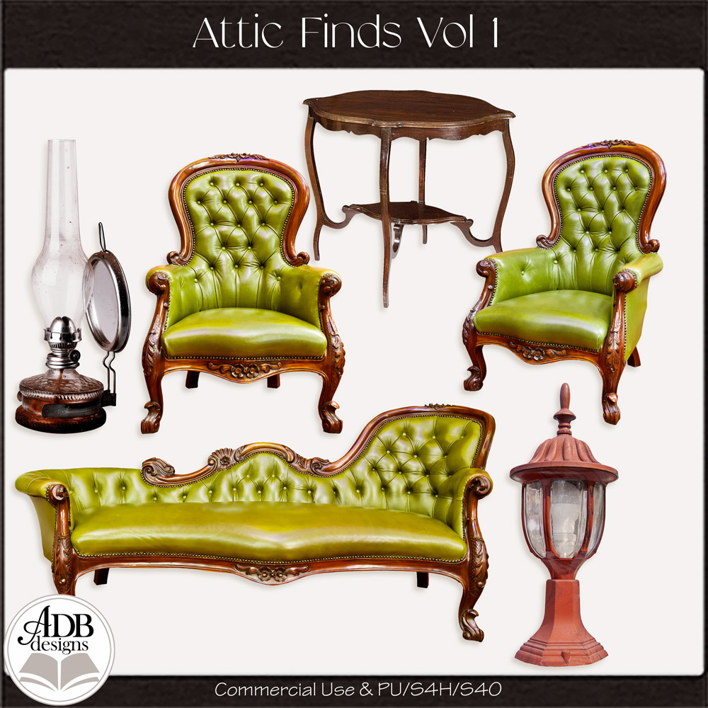 Attic Finds Vol 01 by ADB Designs CU/PU