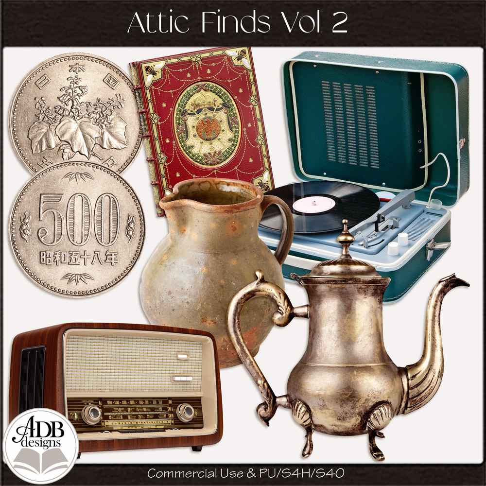 Attic Finds Vol 02 by ADB Designs CU/PU