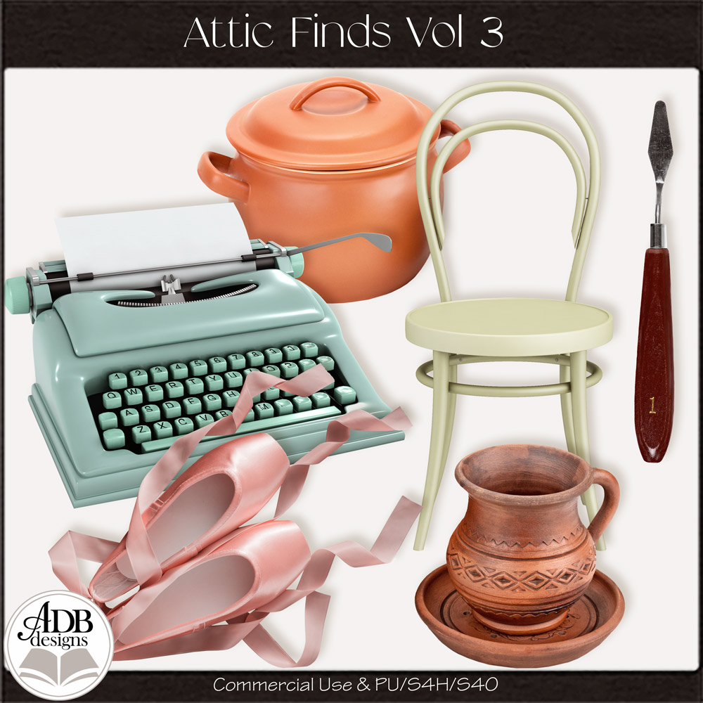 Attic Finds Vol 03 by ADB Designs CU/PU