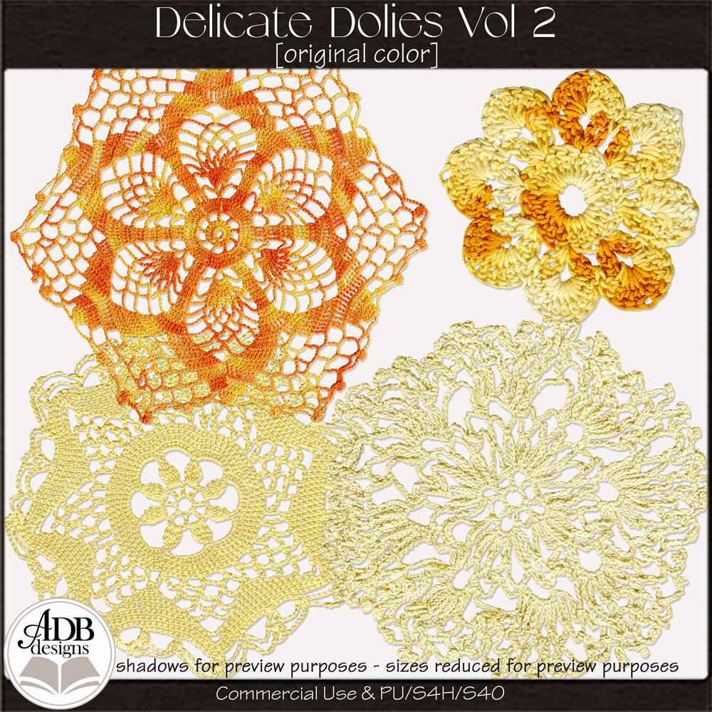 Delicate Doilies Vol 02 by ADB Designs CU/PU