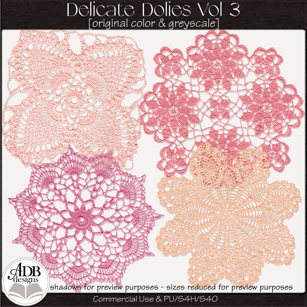 Delicate Doilies Vol 03 by ADB Designs CU/PU