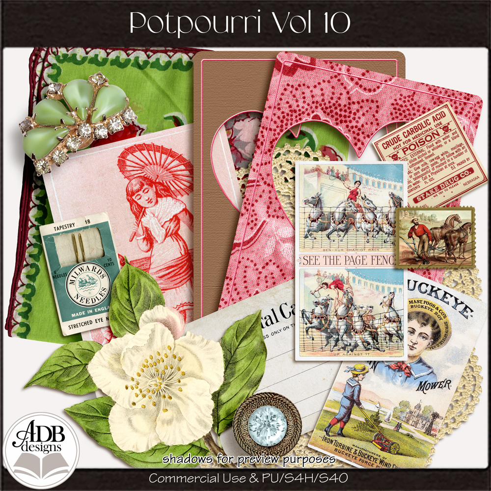 Designer Potpourri Vol. 10 by ADB Designs CU/PU