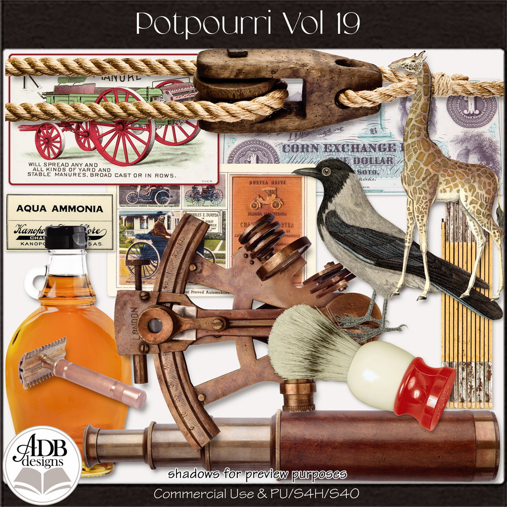 Designer Potpourri Vol. 19 by ADB Designs CU/PU