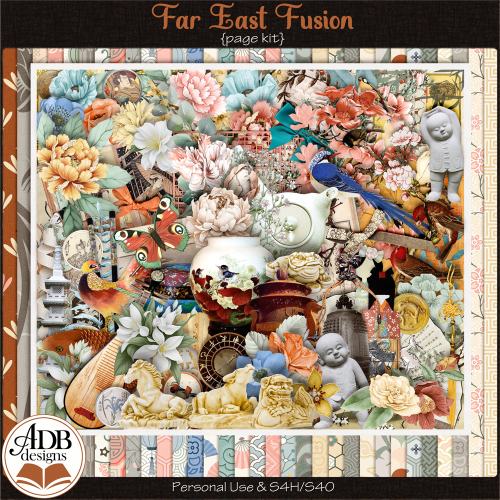 Far East Fusion Page Kit by ADB Designs