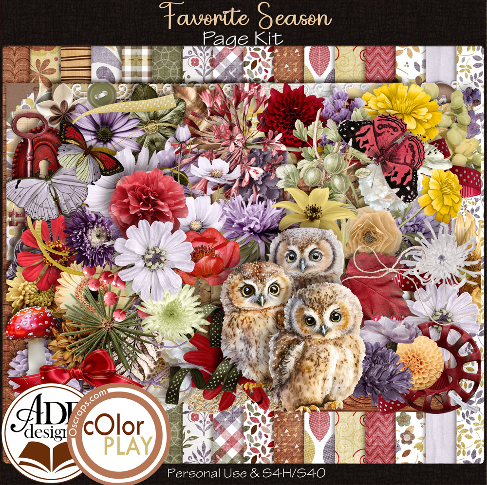 Favorite Season Page Kit by ADB Designs