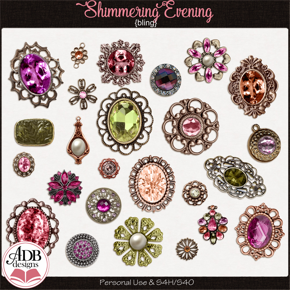 Shimmering Evening Bling by ADB Designs