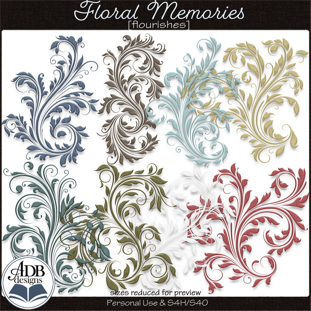 Floral Memories Flourishes