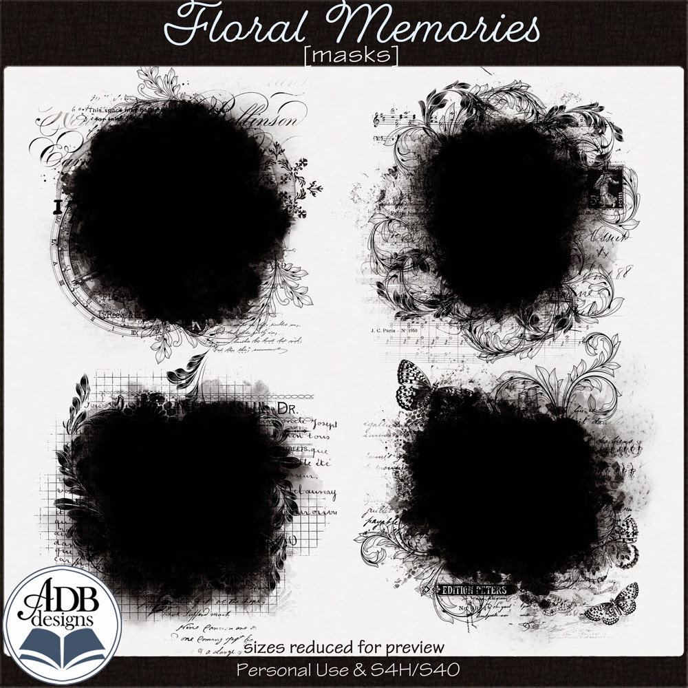 Floral Memories Masks