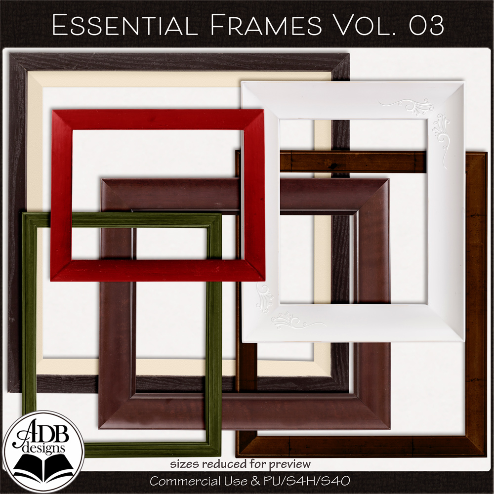 Essential Frames Vol 03 by ADB Designs CU/PU