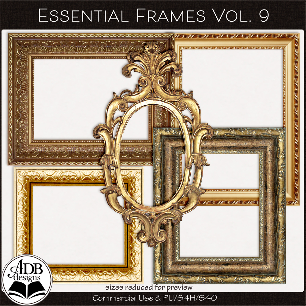 Essential Frames Vol 09 by ADB Designs CU/PU