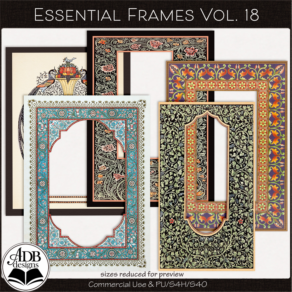 Essential Frames Vol 18 by ADB Designs CU/PU