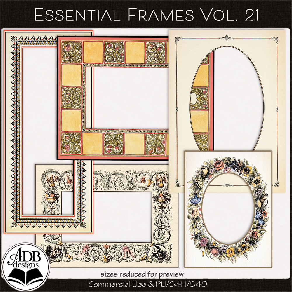 Essential Frames Vol 21 by ADB Designs CU/PU