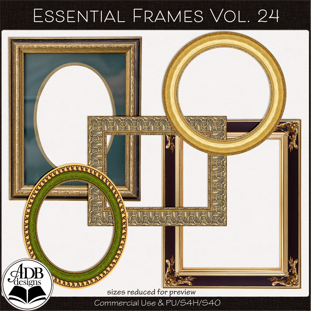 Heritage Resource Essential Frames Vol 24 by ADB Designs CU/PU