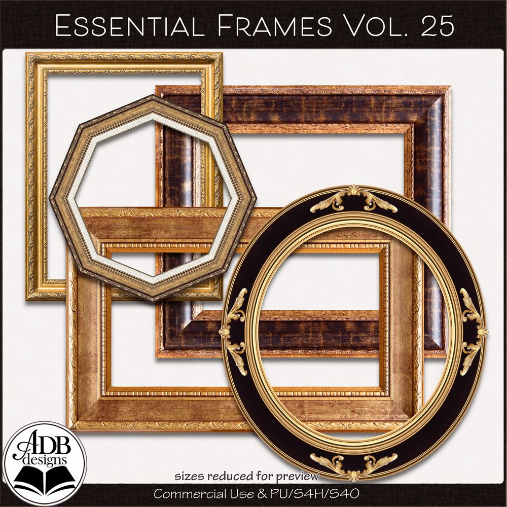 Heritage Resource Essential Frames Vol 25 by ADB Designs CU/PU