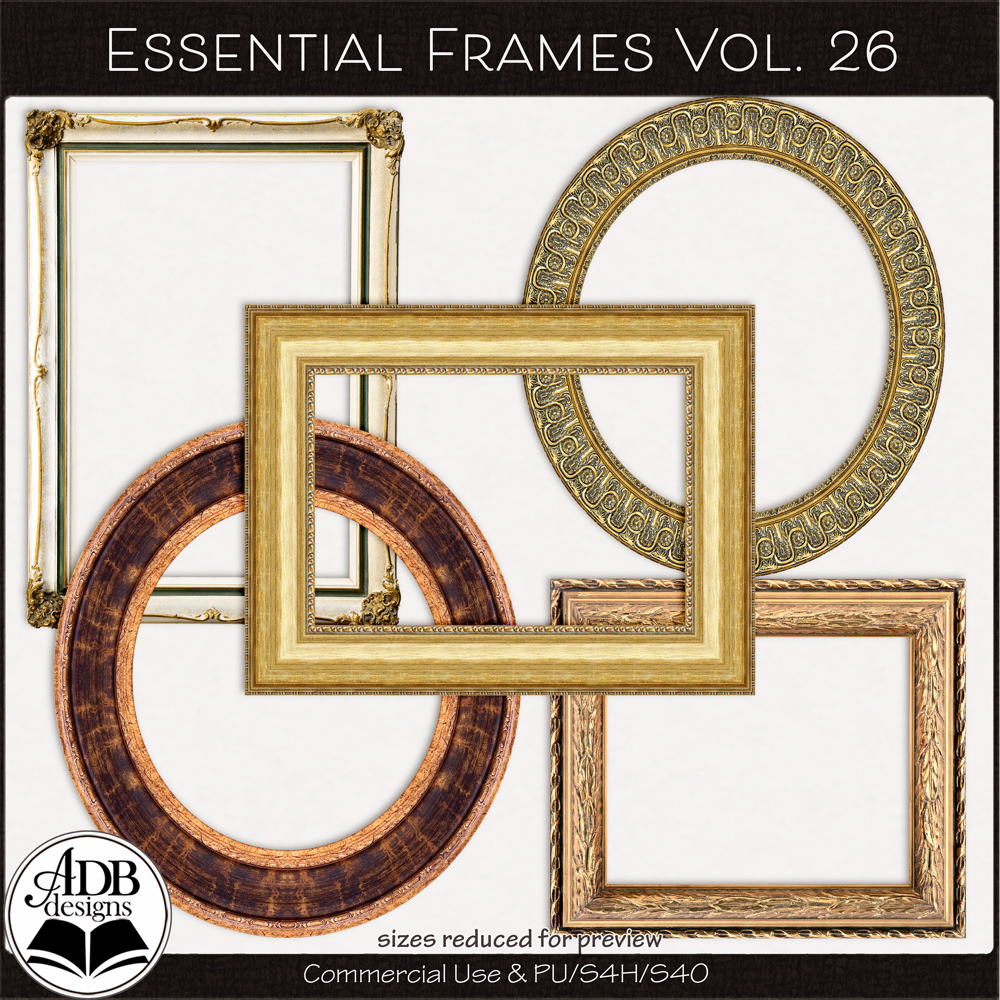 Heritage Resource Essential Frames Vol 26 by ADB Designs CU/PU