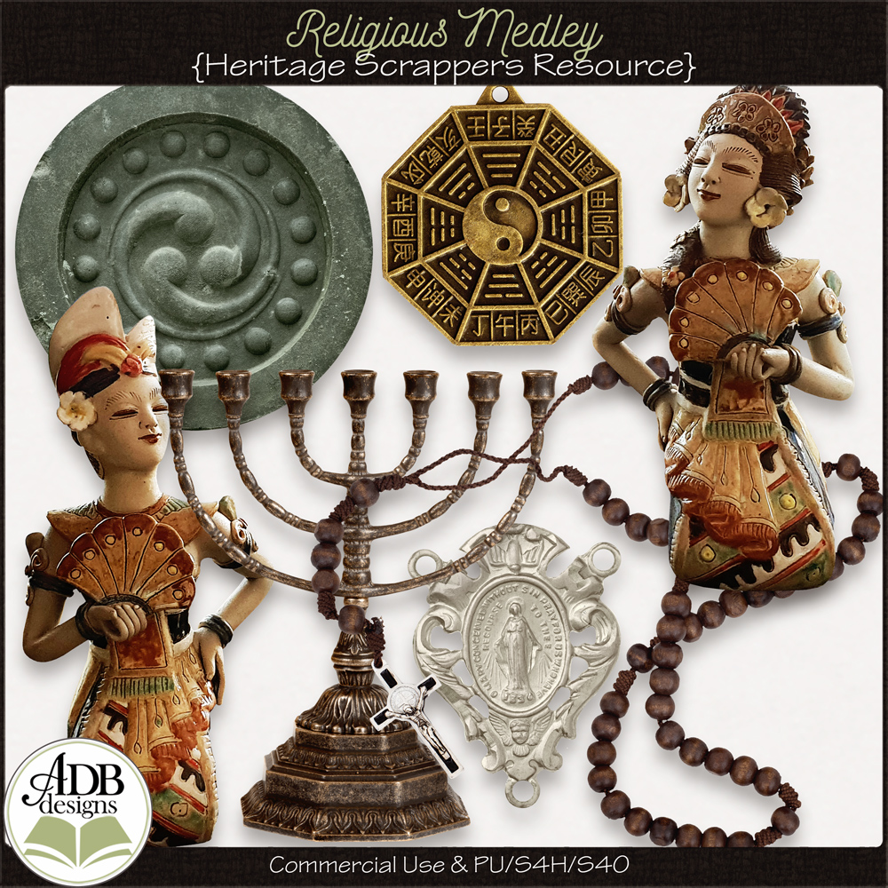 Heritage Resource Religious Medley by ADB Designs CU/PU