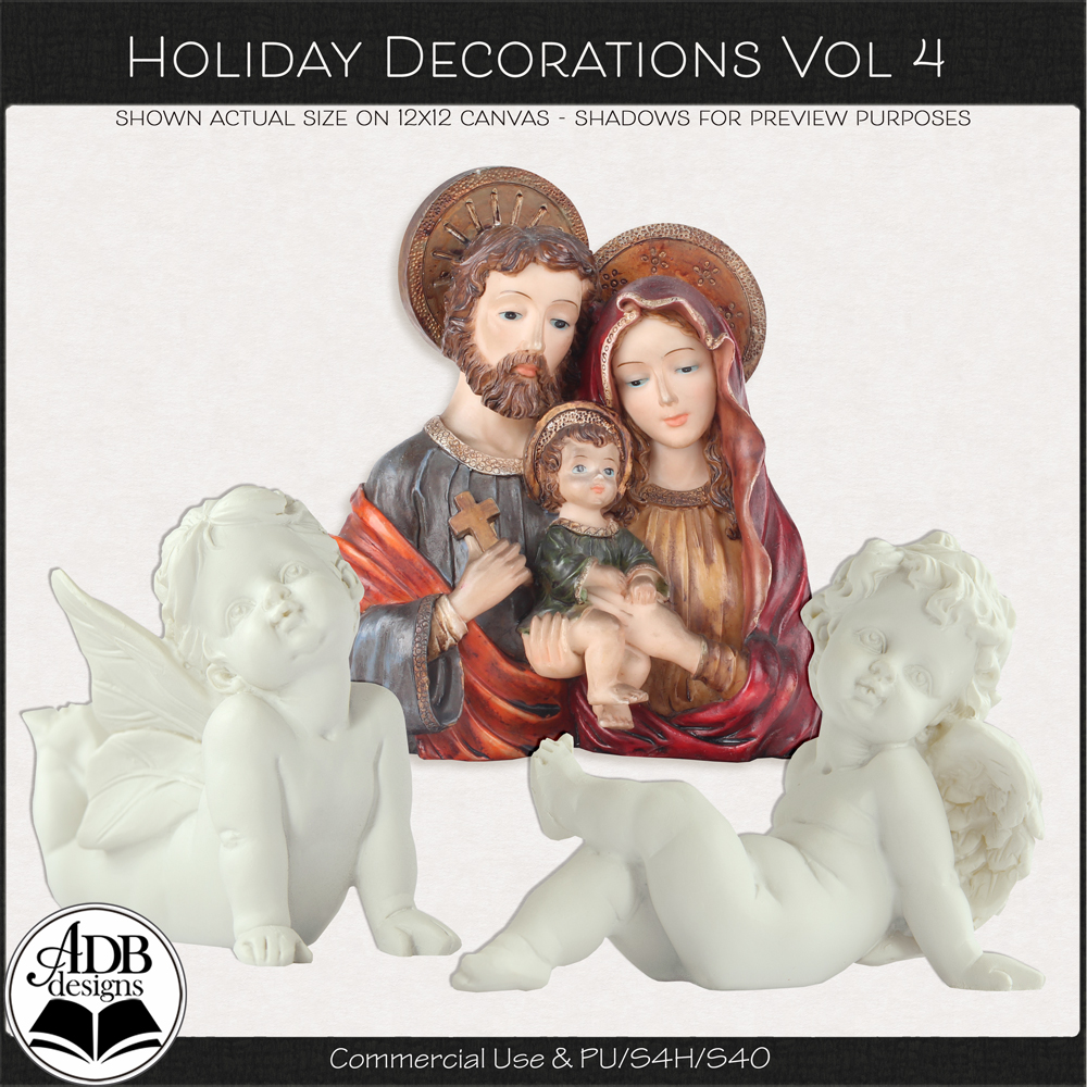 Holiday Decorations Vol 4 by ADB Designs CU/PU