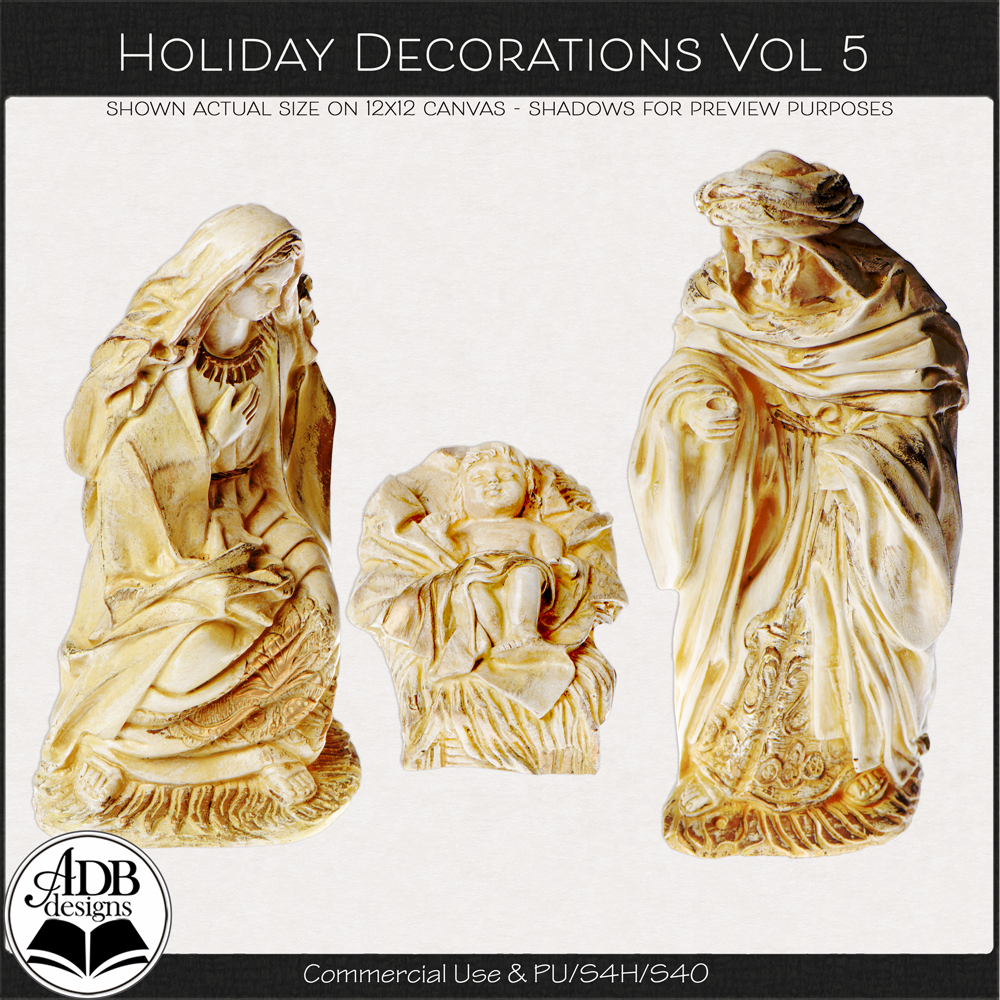 Holiday Decorations Vol 5 by ADB Designs CU/PU