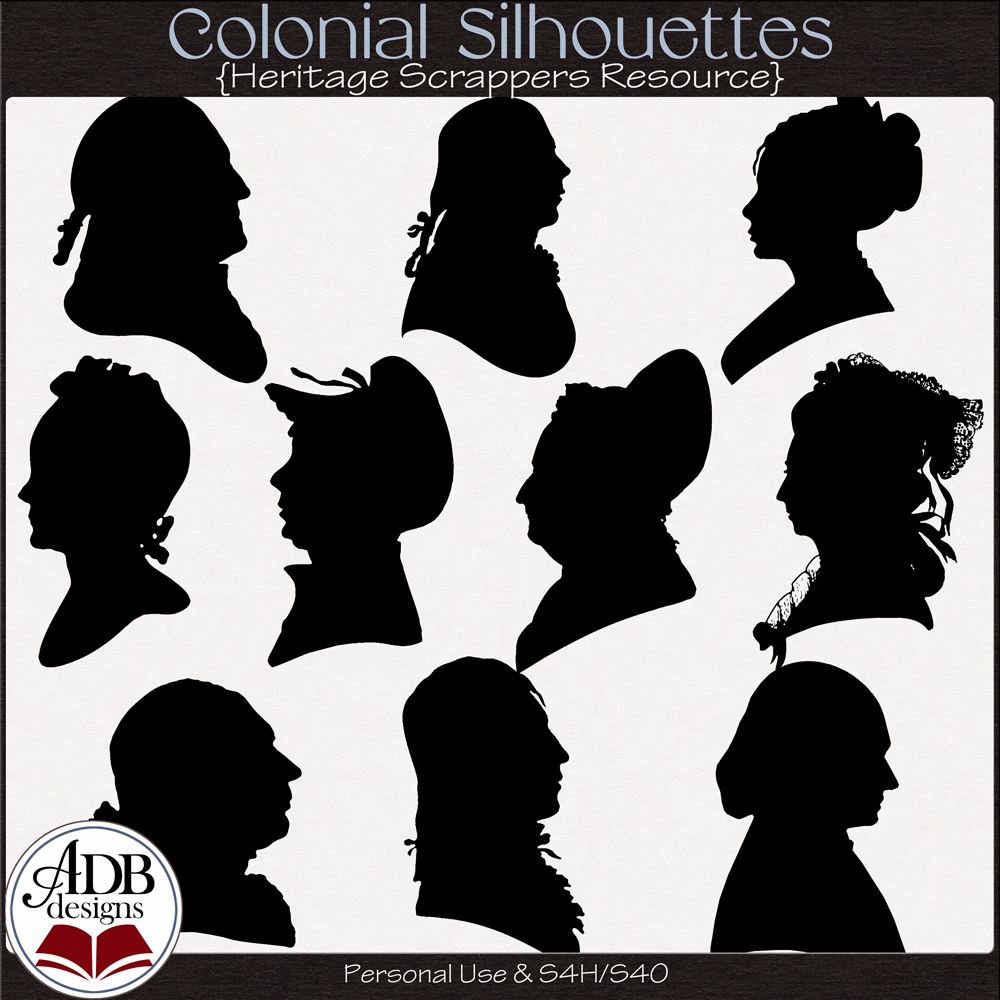 Heritage Resource Colonial Silhouettes by ADB Designs