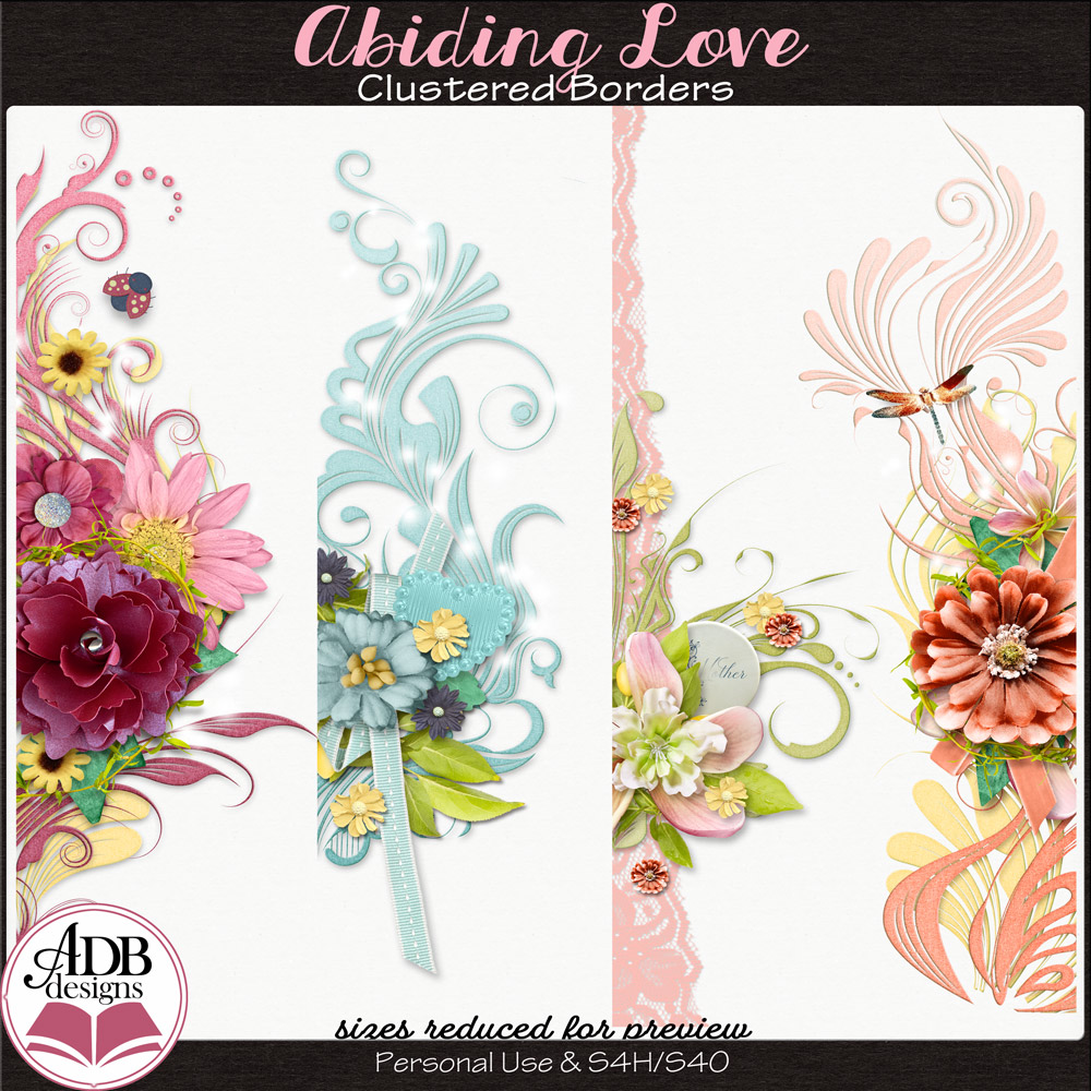 Abiding Love Cluster Borders by ADB Designs