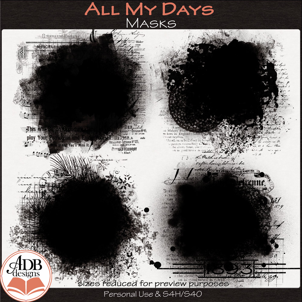 All My Days Masks by ADB Designs