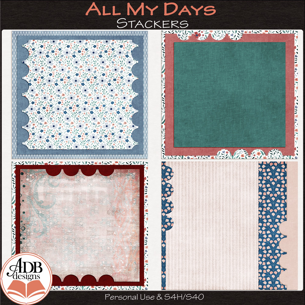 All My Days Stackers by ADB Designs