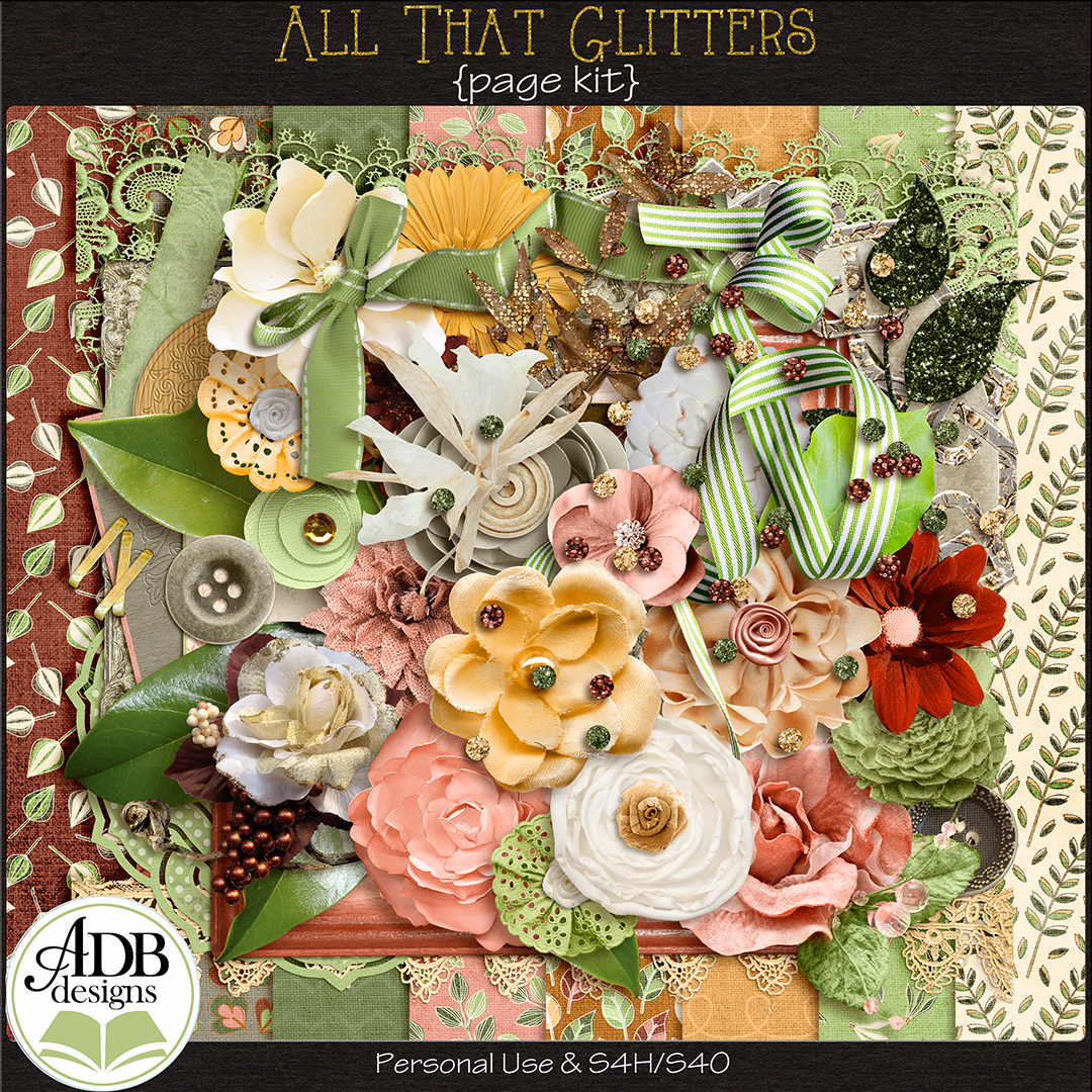 All That Glitters Page Kit by ADB Designs