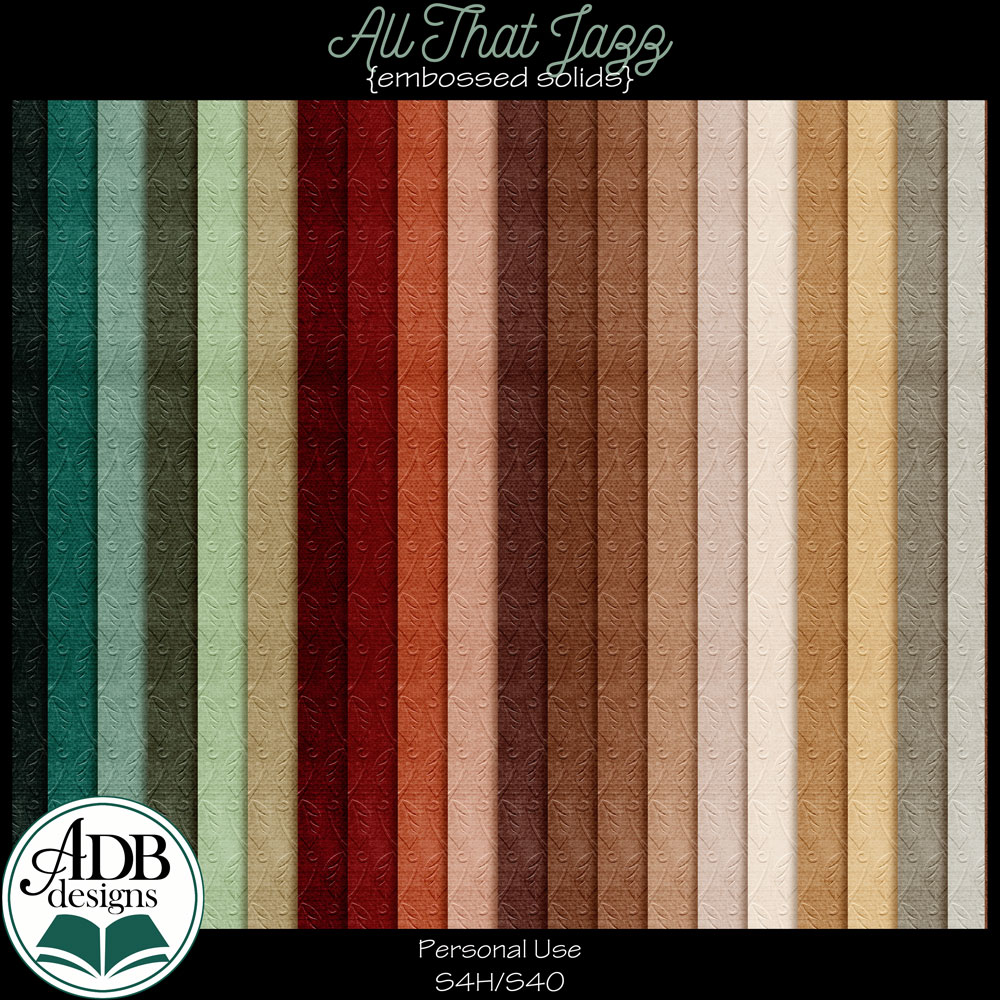 All That Jazz Heritage Embossed Solids by ADB Designs