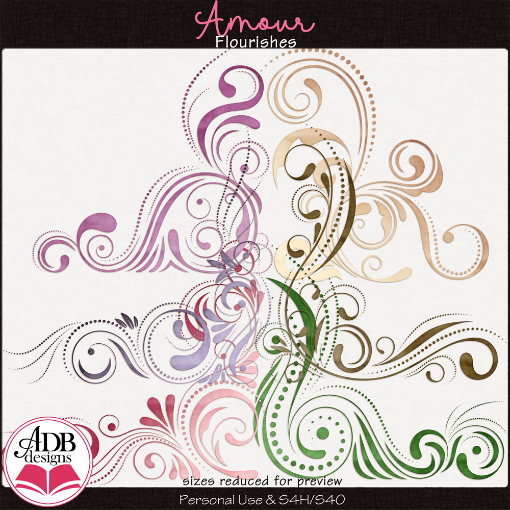 Amour Flourishes by ADB Designs