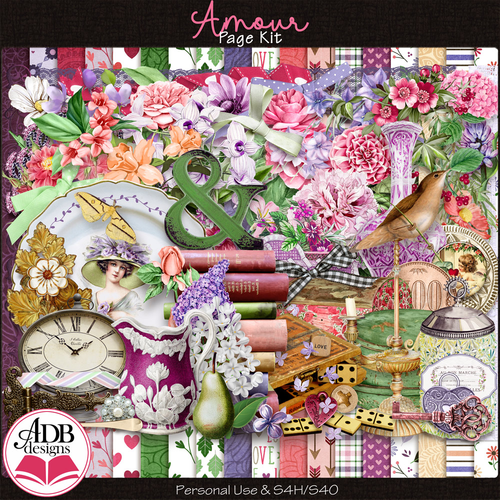 Amour Page Kit by ADB Designs