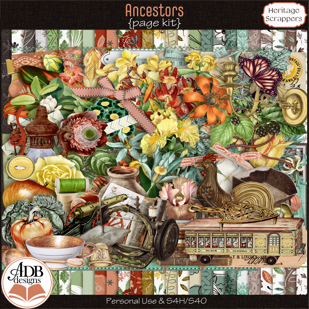 Ancestors Page Kit by ADB Designs