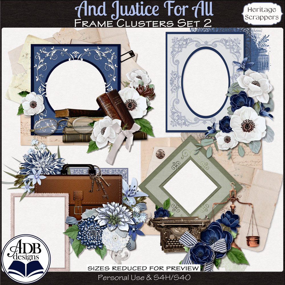 And Justice For All Clusters Set 02 by ADB Designs