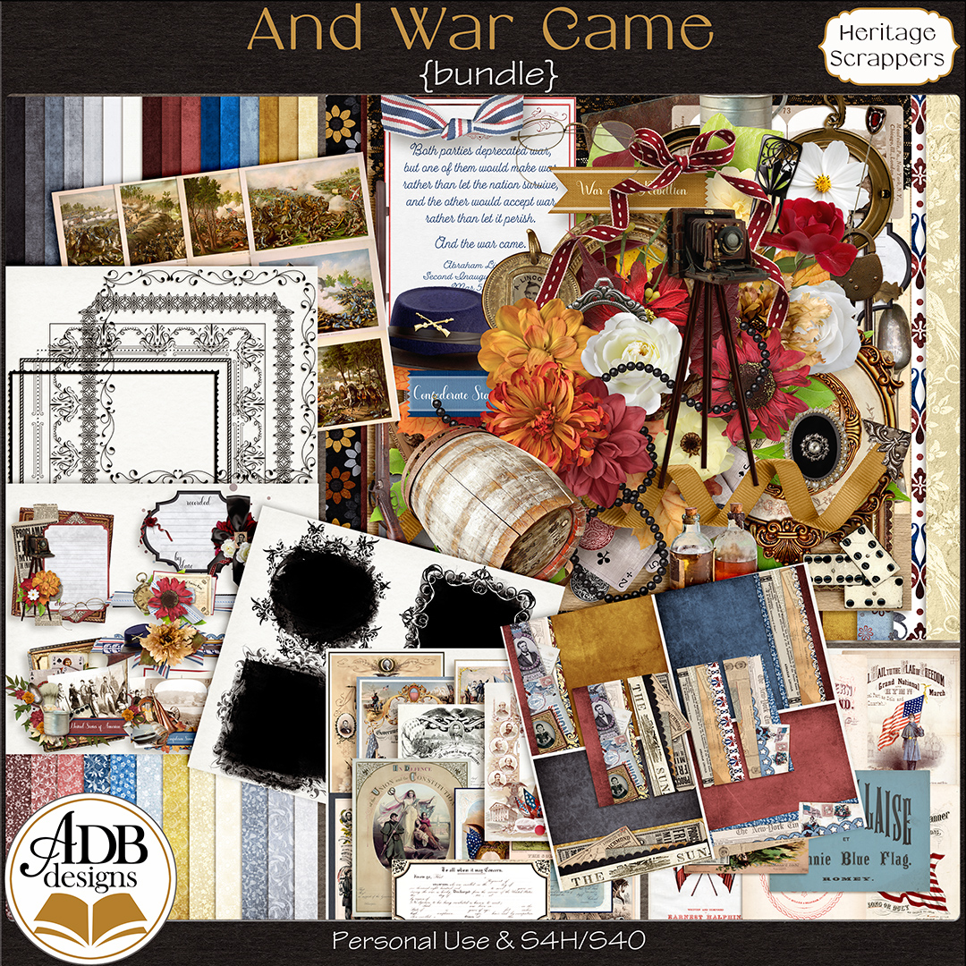 And War Came Heritage Bundle by ADB Designs