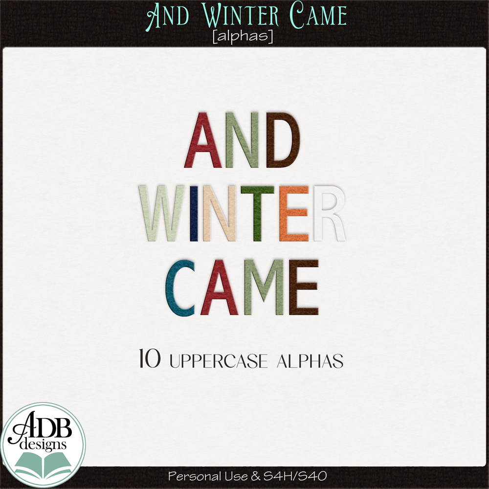 And Winter Came Alphas by ADB Designs